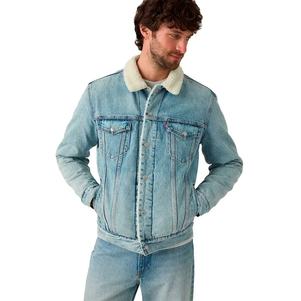 Джинсовая куртка Levi´s ® Sherpa Type 3 Trucker с меховой подкладкой