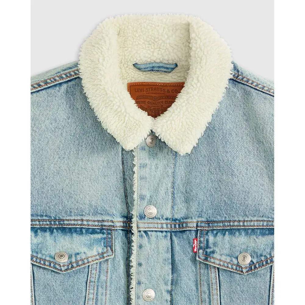 Джинсовая куртка Levi´s ® Sherpa Type 3 Trucker с меховой подкладкой