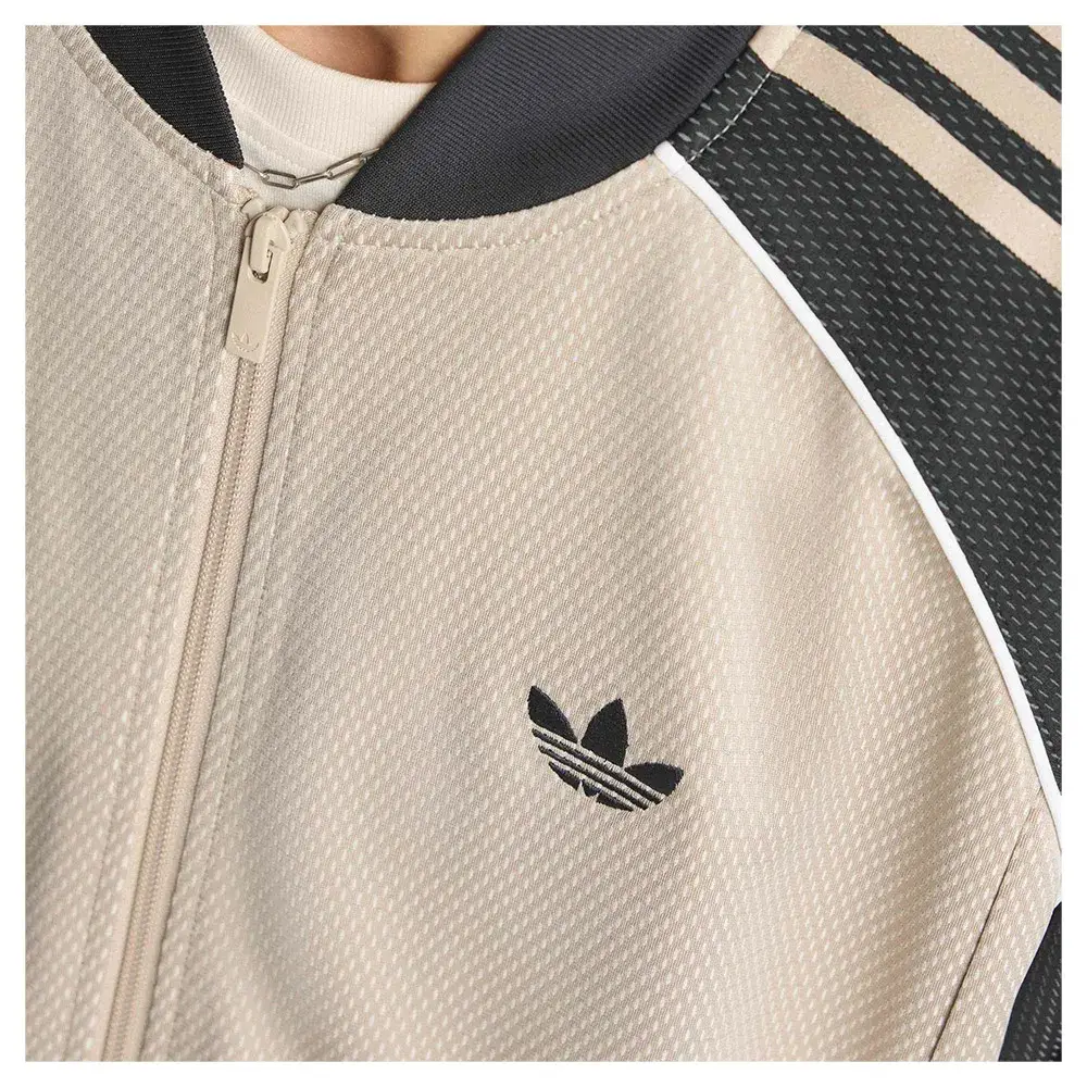 adidas Originals Свитшот на молнии с сетчатой вставкой свободного кроя