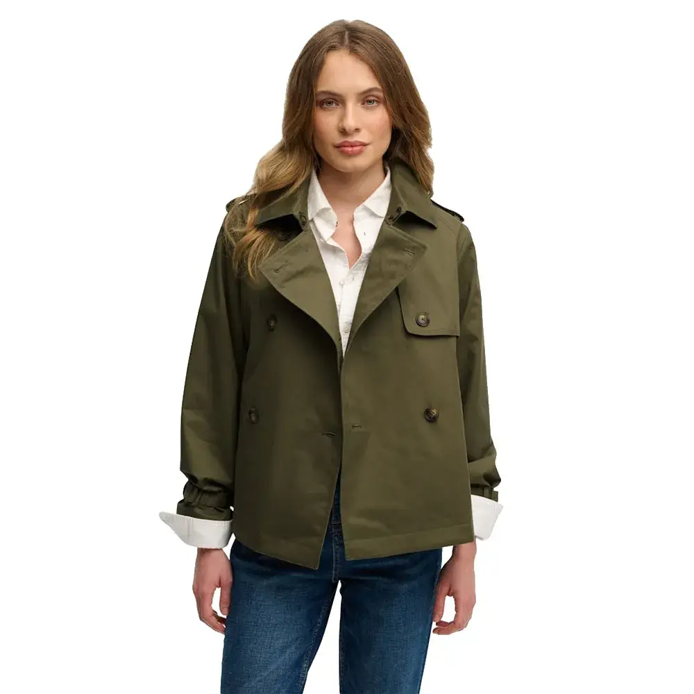Superdry Короткое тренч-пальто