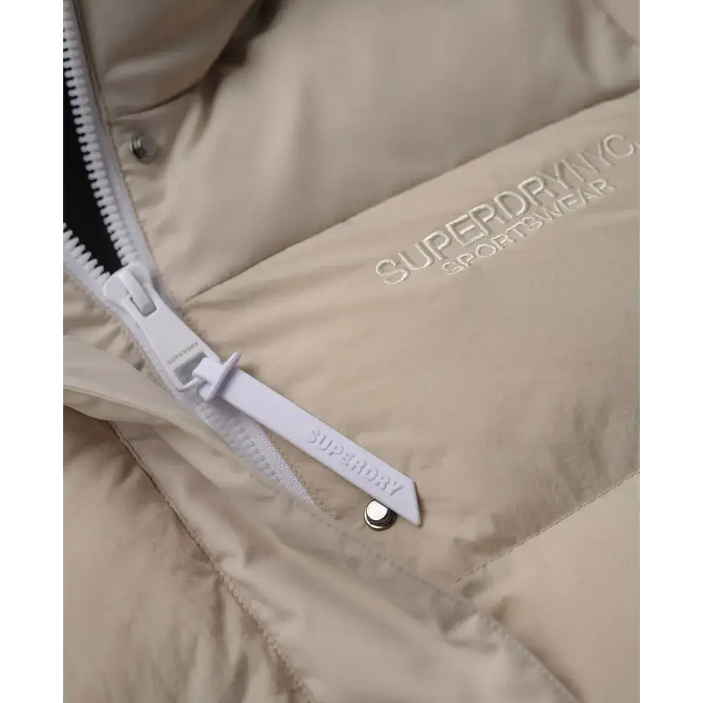 Superdry Городская стеганая ветровка с капюшоном