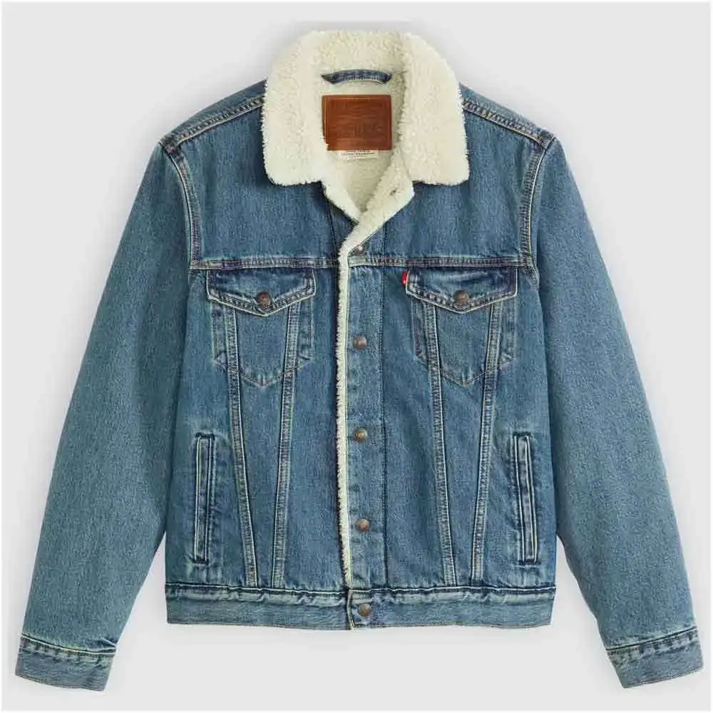 Джинсовая куртка Levi´s ® Sherpa Type 3 Trucker с меховой подкладкой