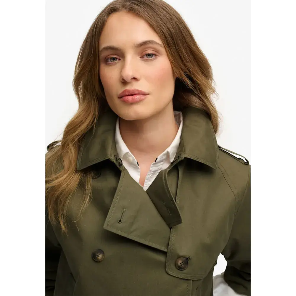 Superdry Короткое тренч-пальто