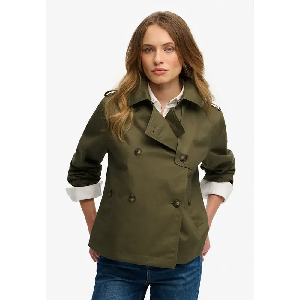 Superdry Короткое тренч-пальто