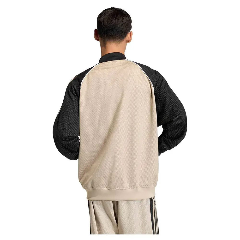 adidas Originals Свитшот на молнии с сетчатой вставкой свободного кроя