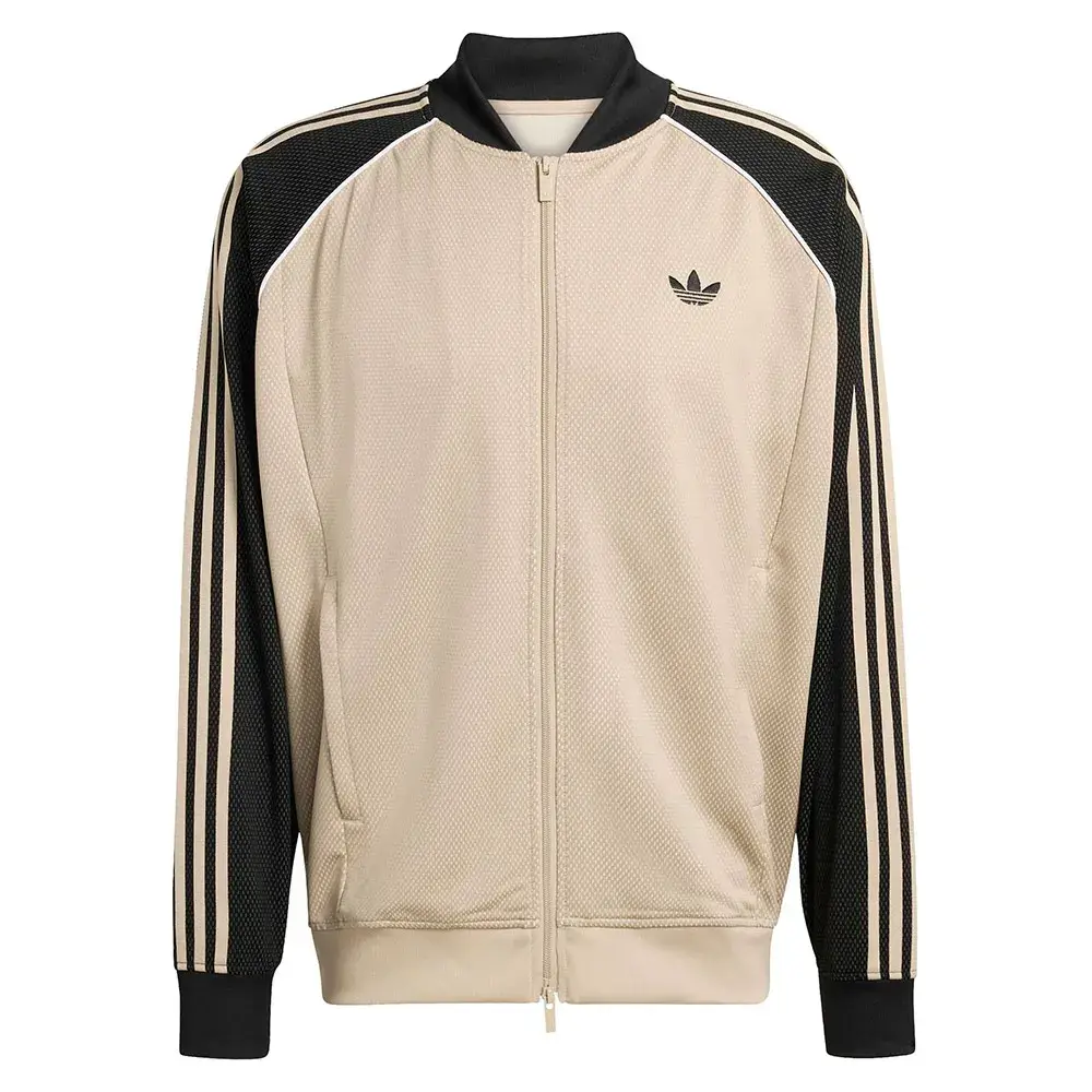 adidas Originals Свитшот на молнии с сетчатой вставкой свободного кроя