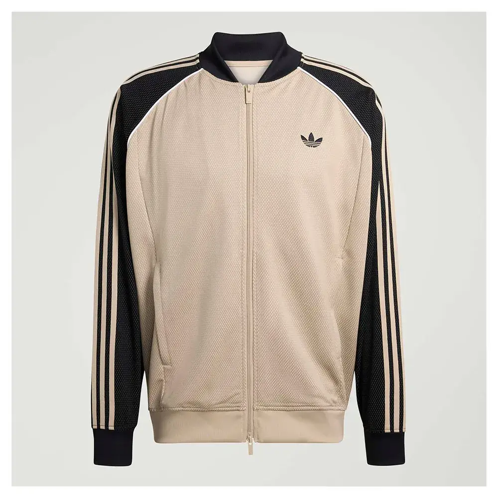 adidas Originals Свитшот на молнии с сетчатой вставкой свободного кроя